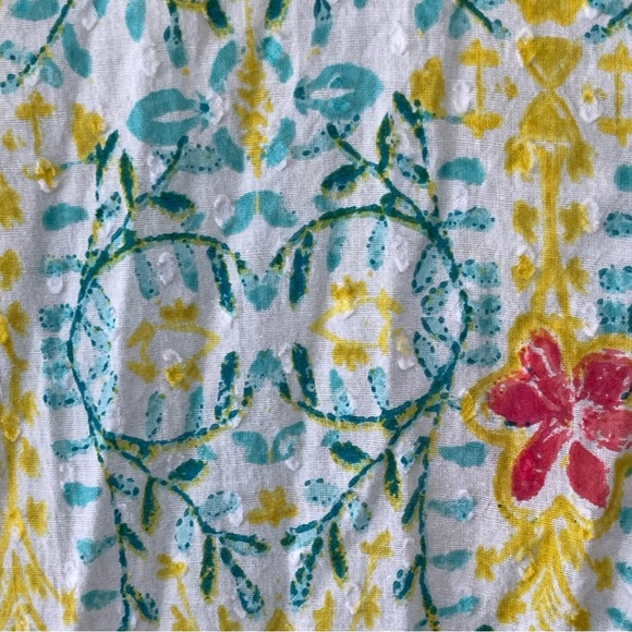 Modaposa Multicolored Dress Womens Small Button Front Boho - Picture 5 of 11